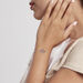 Bracelet Letizia Argent Blanc - Bracelets fantaisie Femme | Marc Orian