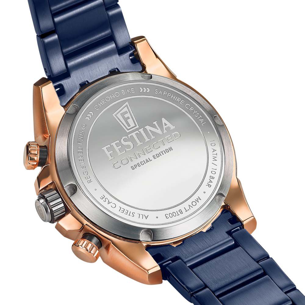 Coffret Montre Festina Chronobike Connectee Hybride Bleu