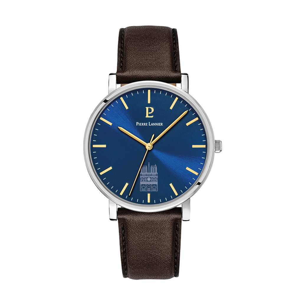 Montre Pierre Lannier Coeur Battant Bleu - Montres &eacute;tanches Homme | Marc Orian