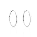 Cr&eacute;oles Argent Blanc Agathe - Cr&eacute;oles Femme | Marc Orian