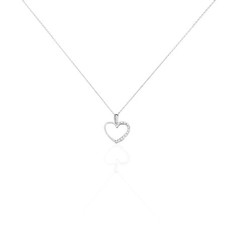 Collier Chlora Or Blanc Diamant - Colliers avec pierres Femme | Marc Orian