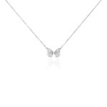 Collier Argent Blanc Liseron - Colliers fantaisie Femme | Marc Orian