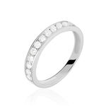 Alliance Dionysa Or Blanc Diamant - Alliances avec pierres Femme | Marc Orian