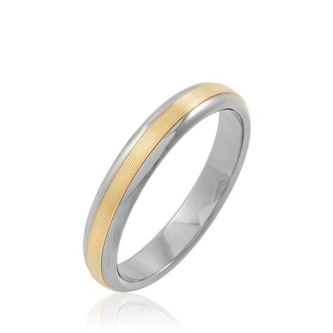 Alliance Len Ruban Plat Or Bicolore - Alliances duo Unisex | Marc Orian