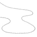 Cha&icirc;ne Shanone Argent Blanc - Colliers fantaisie Femme | Marc Orian