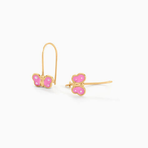 Boucles D'oreilles Pendantes Souline Papillon Or Jaune - Pendantes Enfant | Marc Orian