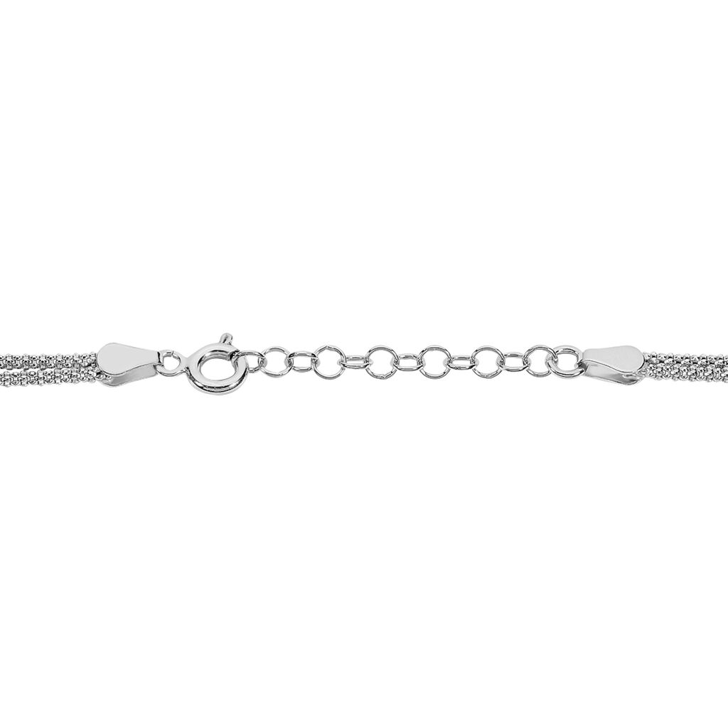 Bracelet Deauville Argent Blanc - Bracelets chaînes Femme | Marc Orian