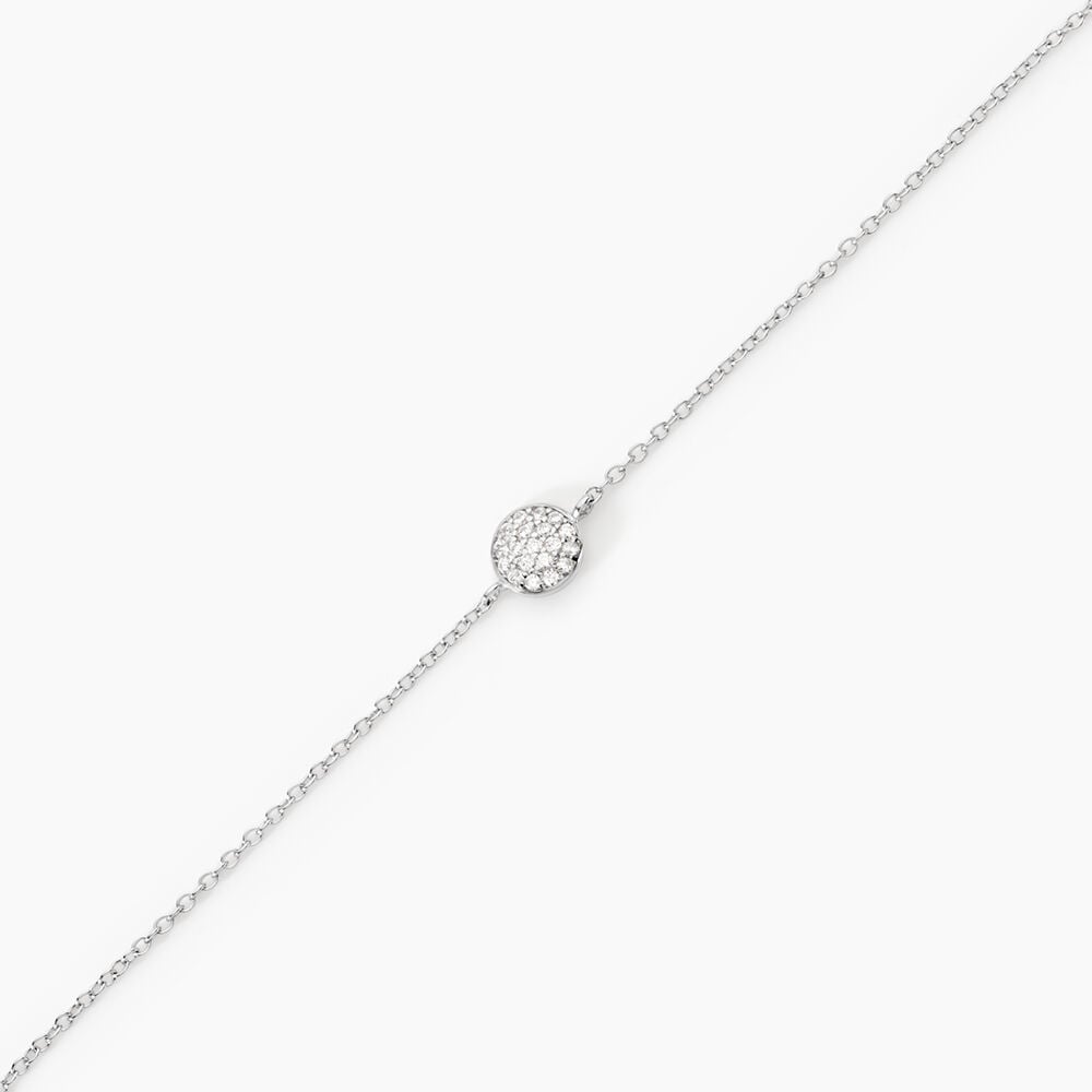 Bracelet Argent Victorin Oxydes De Zirconium - Bracelets Medailles Femme | Marc Orian