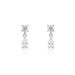 Boucles D'oreilles Pendantes Argent Blanc Braidy Oxydes De Zirconium - Pendantes Femme | Marc Orian
