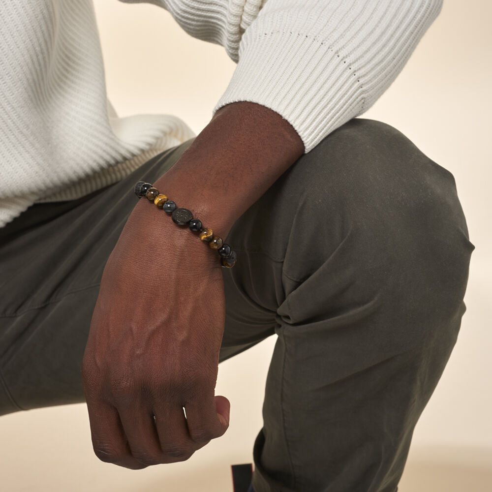 Bracelet Jourdan Yasur - Bracelets Oeil de Tigre Homme | Marc Orian