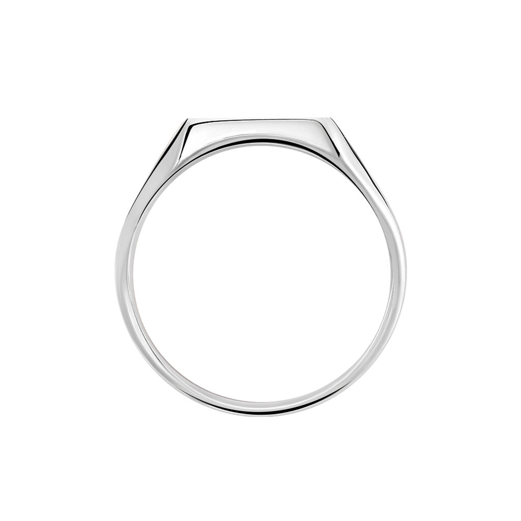 Chevalière Firdaousse Argent Blanc - Chevalières Homme | Marc Orian