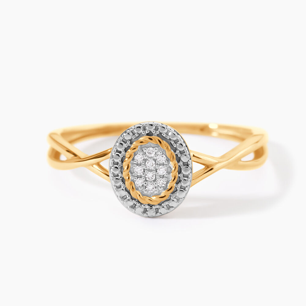 Bague Finola Or Jaune Diamant - Bagues pierres pr&eacute;cieuses Femme | Marc Orian