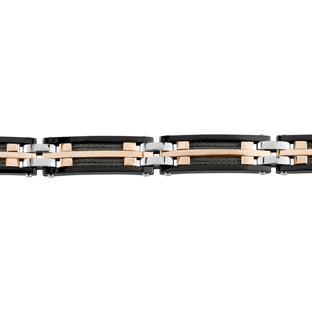 Bracelet Jourdan Priam Acier Bicolore - Bracelets Homme | Marc Orian