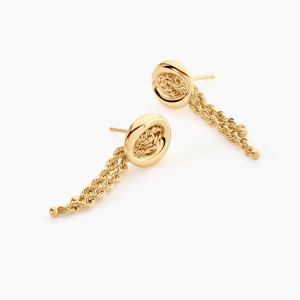 Boucles D'Oreilles Pendantes Cordelia Or Jaune - Pendantes Femme | Marc Orian