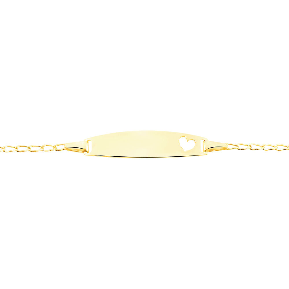 Bracelet Identité Etheline Maille Gourmette Or Jaune - Gourmettes Enfant | Marc Orian