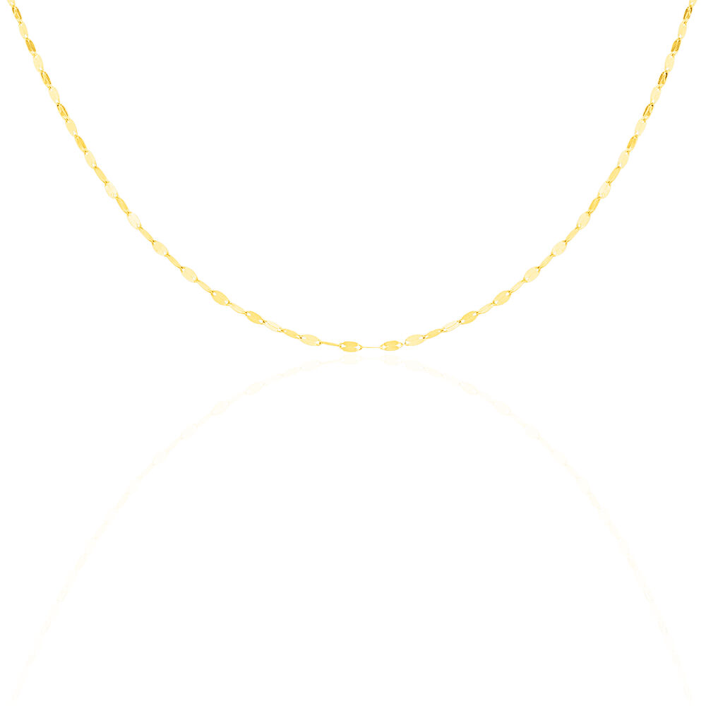 Chaîne Camelie Maille Lumina Or Jaune - Chaines Femme | Marc Orian