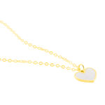 Collier Amaryllis Coeur Or Jaune Nacre - Colliers avec pierres Enfant | Marc Orian