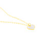 Collier Amaryllis Coeur Or Jaune Nacre - Colliers avec pierres Enfant | Marc Orian