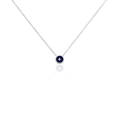 Collier Izarra Argent Blanc Lapis Lazuli - Colliers avec pierres Femme | Marc Orian