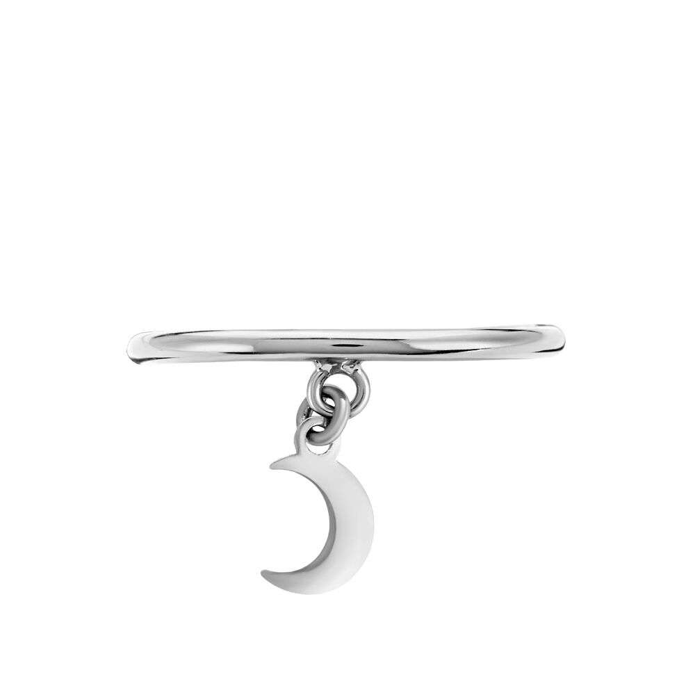 Bague Elvyn Argent Blanc - Bagues breloque Femme | Marc Orian