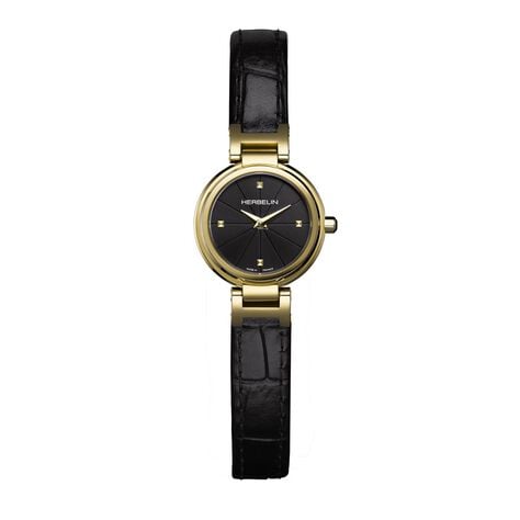 Montre Herbelin Lady H Noir - Montres étanches Femme | Marc Orian