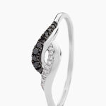 Bague Sculptural Or Blanc Diamant - Bagues pierres pr&eacute;cieuses Femme | Marc Orian