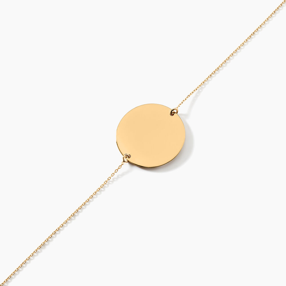Bracelet Lisa Or Jaune - Bracelets Medailles Femme | Marc Orian