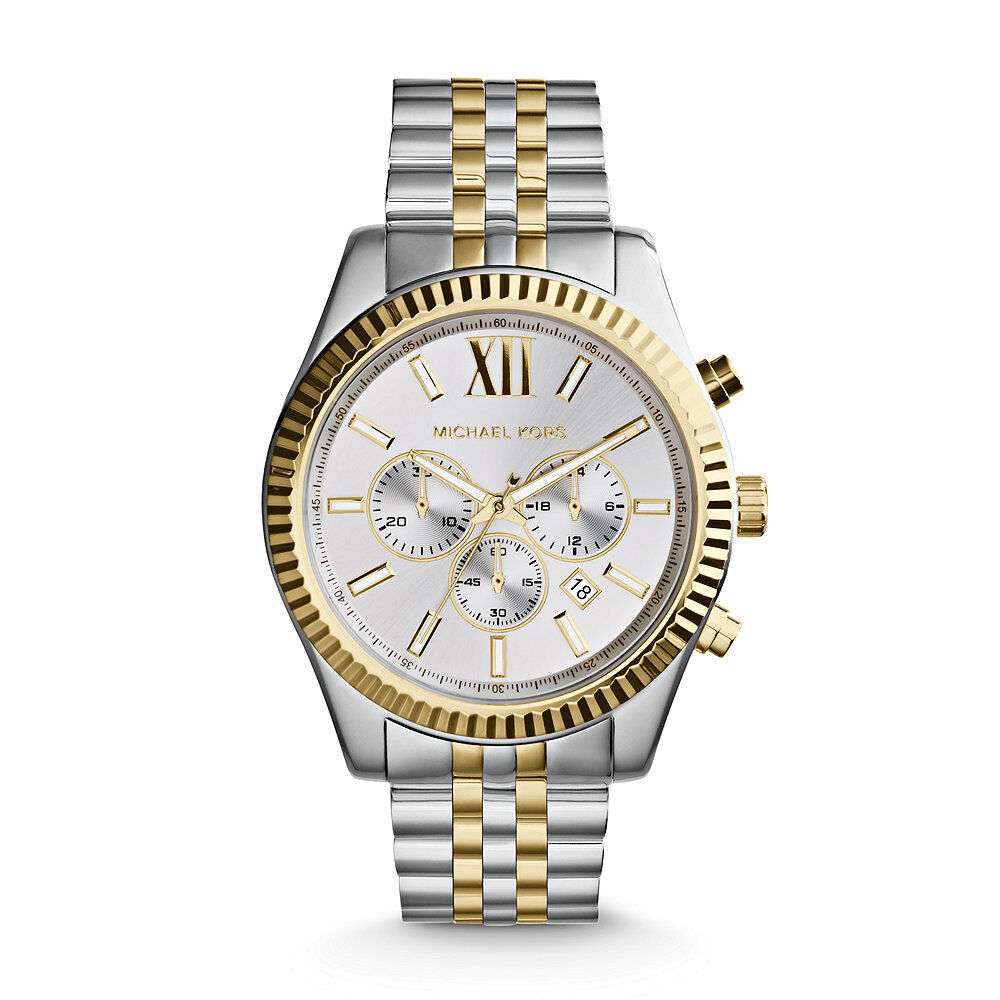 Montre Michael Kors Lexington Argent&eacute; - Montres &eacute;tanches Homme | Marc Orian