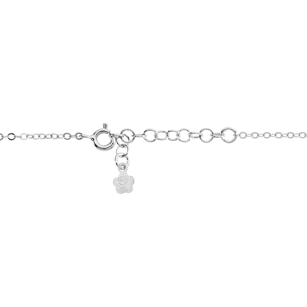 Bracelet Naleen Argent Blanc - Bracelets chaînes Femme | Marc Orian