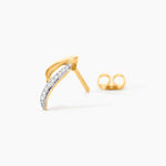 Boucles D'oreilles Puces Callum Or Jaune Diamant - Pendantes Femme | Marc Orian