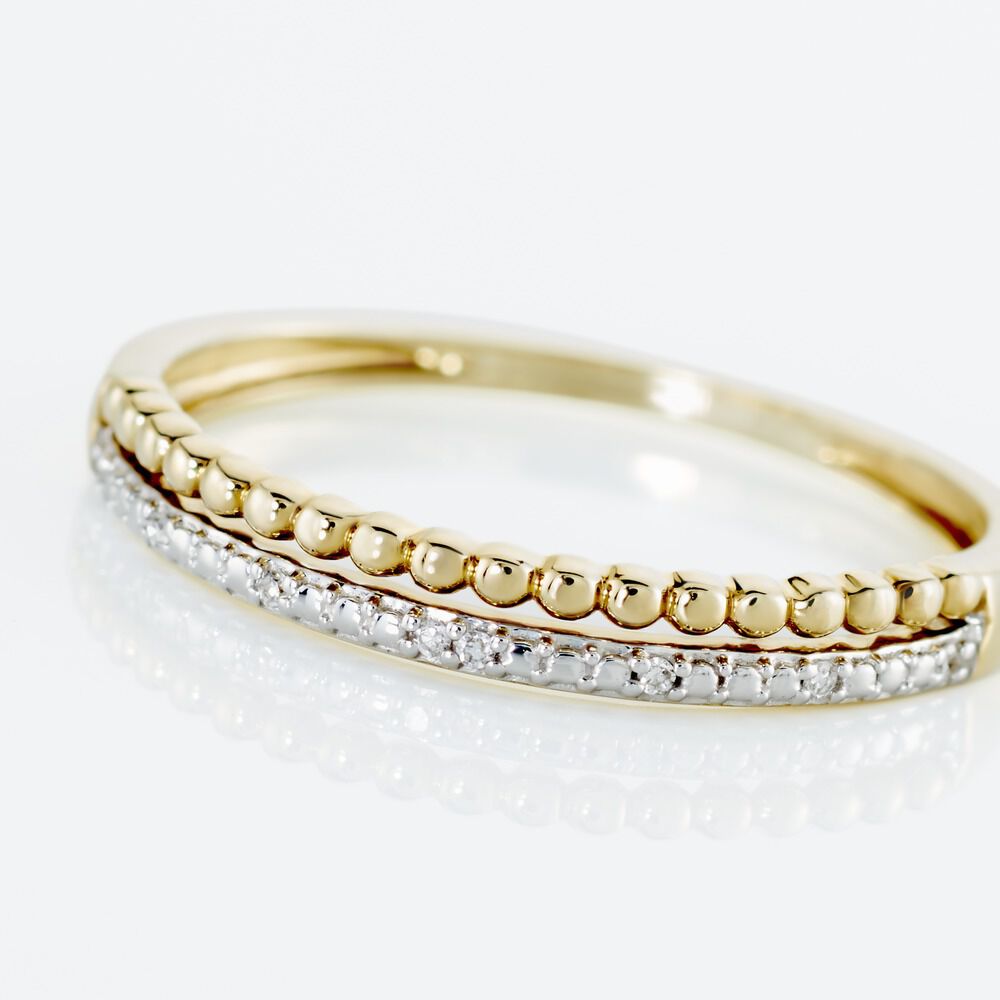 Alliance Or Jaune Adah Diamants - Bagues pierres précieuses Femme | Marc Orian