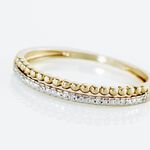 Alliance Or Jaune Adah Diamants - Bagues pierres pr&eacute;cieuses Femme | Marc Orian