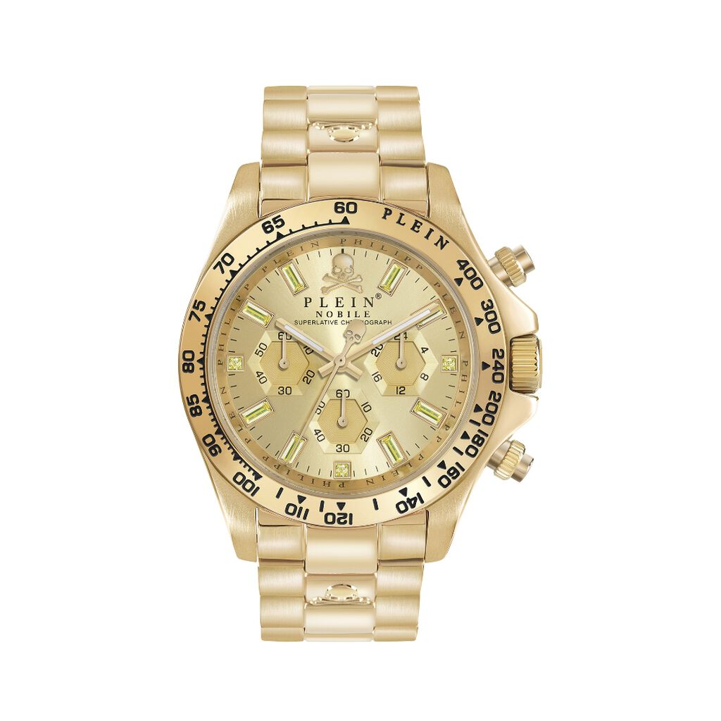 Montre Philipp Plein Nobile Dor&eacute; - Montres &eacute;tanches Homme | Marc Orian