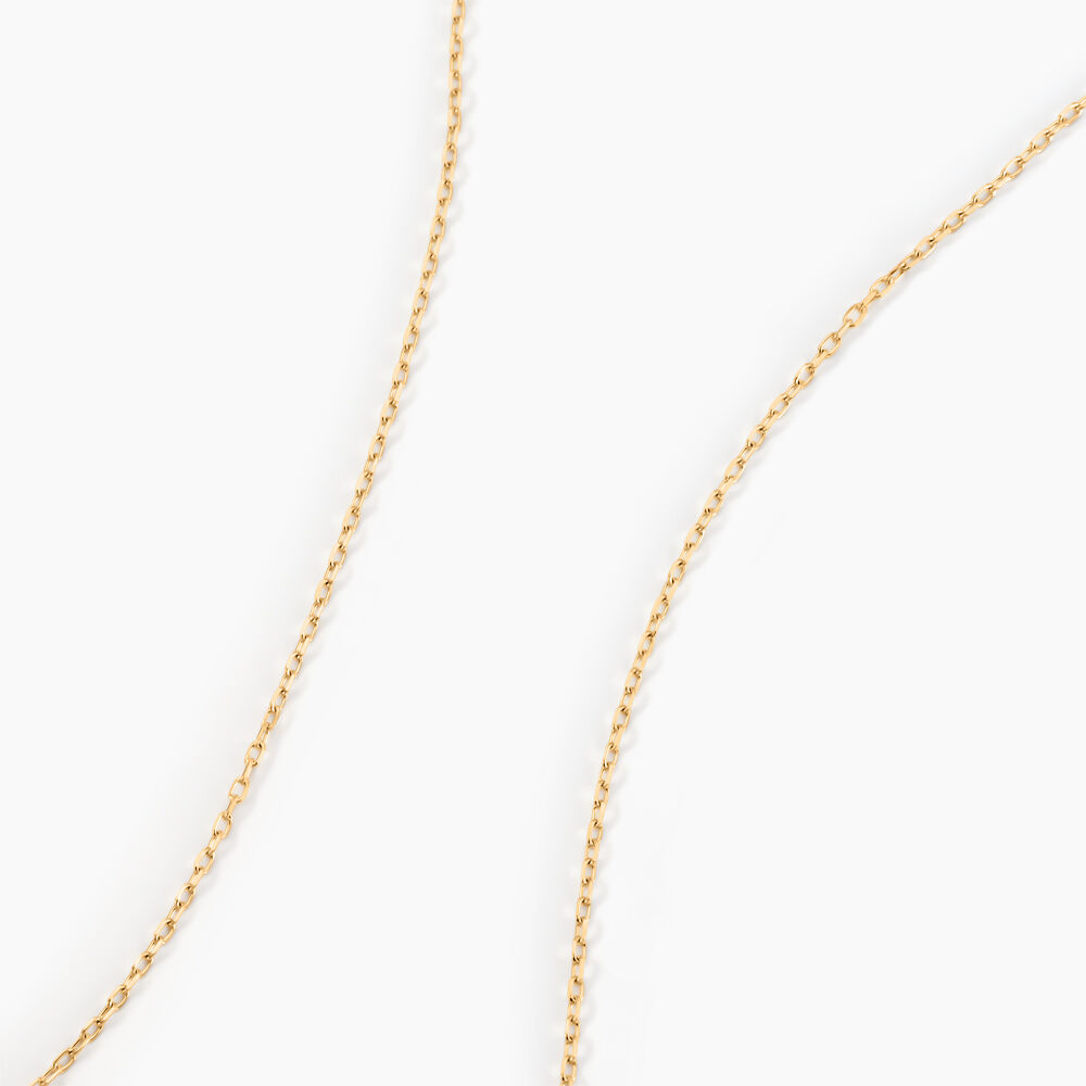 Cha&icirc;ne Igoa Maille For&ccedil;at Diamantee Or Jaune - Chaines Femme | Marc Orian