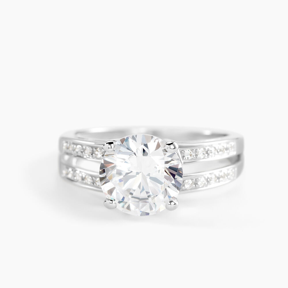 Solitaire Or Blanc Oxyde De Zirconium - Solitaires Femme | Marc Orian