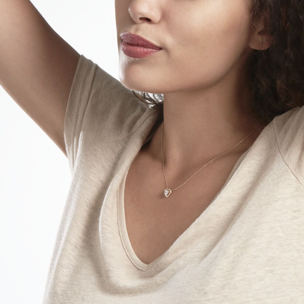 Collier Anastasy Or Jaune Oxyde De Zirconium - Colliers avec pierres Femme | Marc Orian
