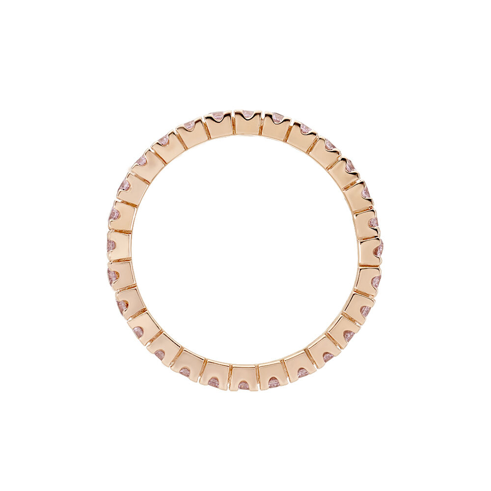 Bague Rio Argent Rose Oxyde De Zirconium - Bagues avec pierre Femme | Marc Orian