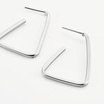 Boucles D'oreilles Pendantes Argent Blanc Timothea - Pendantes Femme | Marc Orian