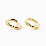Boucles D'Oreilles Puces Saveli Acier Jaune - Puces Femme | Marc Orian