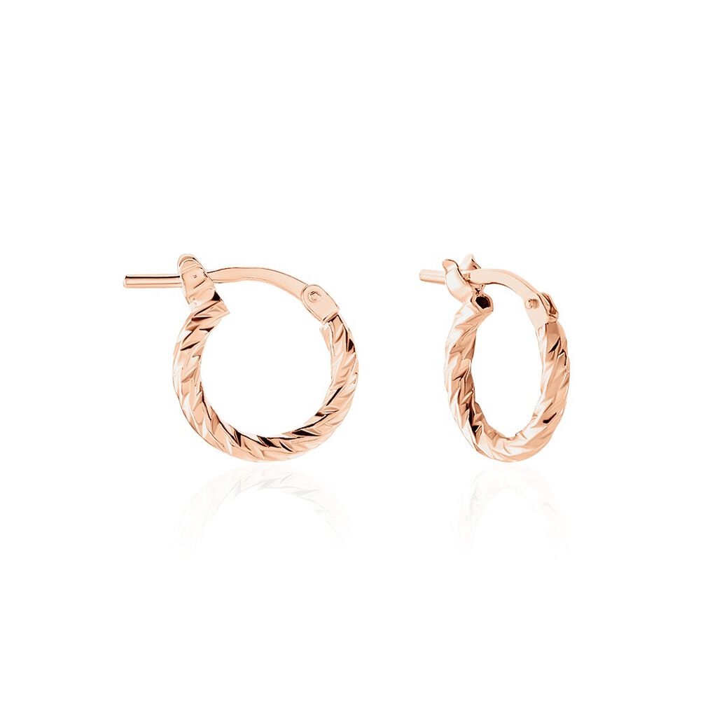 Créoles Djulia Argent Rose - Créoles Femme | Marc Orian