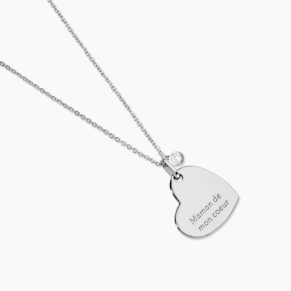 Collier Argent Mellicent Oxyde De Zirconium - Colliers avec pierres Femme | Marc Orian