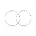 Cr&eacute;oles Sirine Acier Blanc - Cr&eacute;oles Femme | Marc Orian