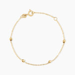 Bracelet Chaine Boules Alternees Or Jaune - Bracelets cha&icirc;nes Enfant | Marc Orian