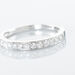 Alliance Rhea Or Blanc Diamant - Alliances avec pierres Femme | Marc Orian