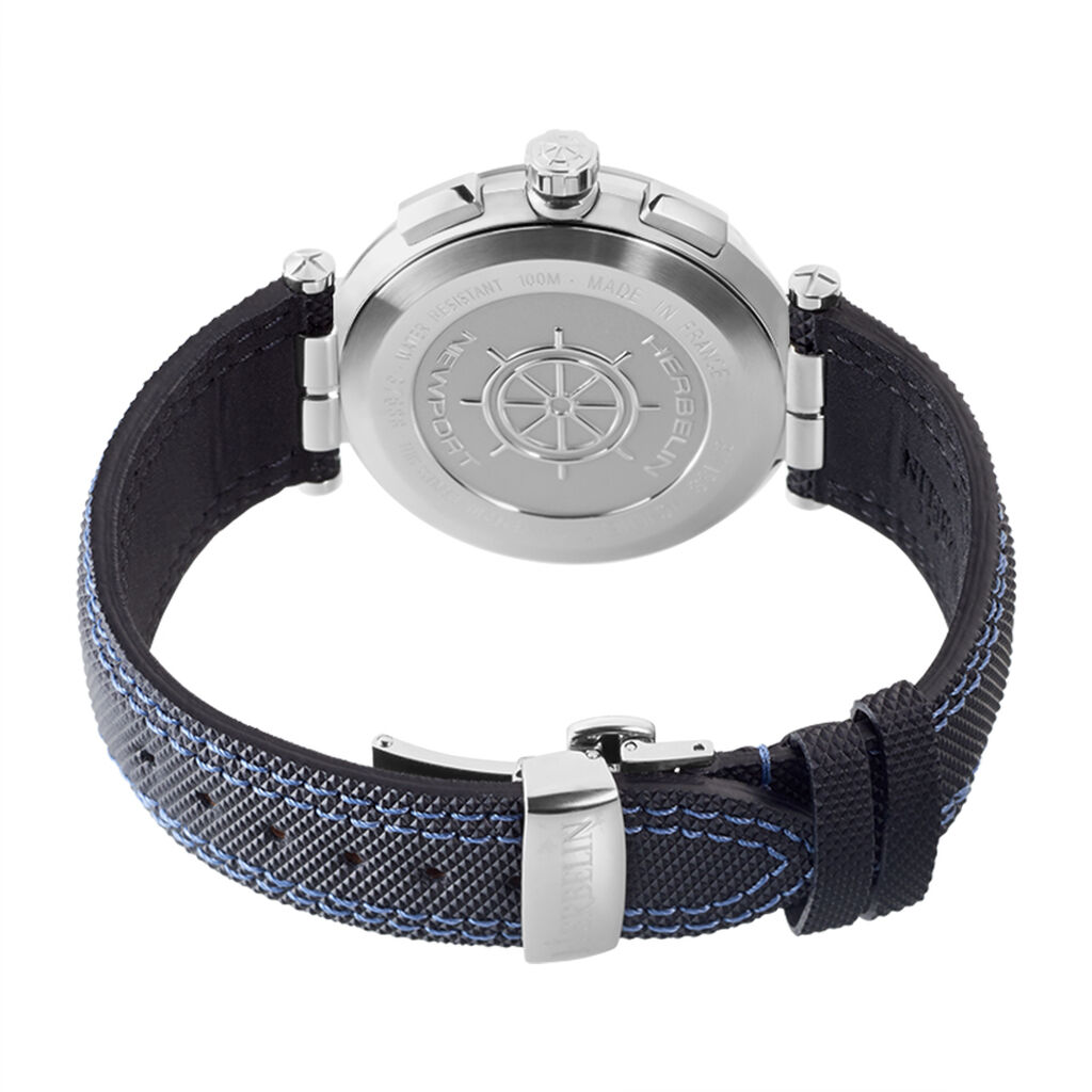 Montre Michel Herbelin Newport Noir Et Bleu - Montres sport Homme | Marc Orian