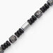 Bracelet Dark Pearl Acier Bicolore Pierre De Lave Hématite - Bracelets chaînes Homme | Marc Orian