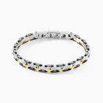 Bracelet M&eacute;tal Acier Tricolore - Bracelets cha&icirc;nes Homme | Marc Orian