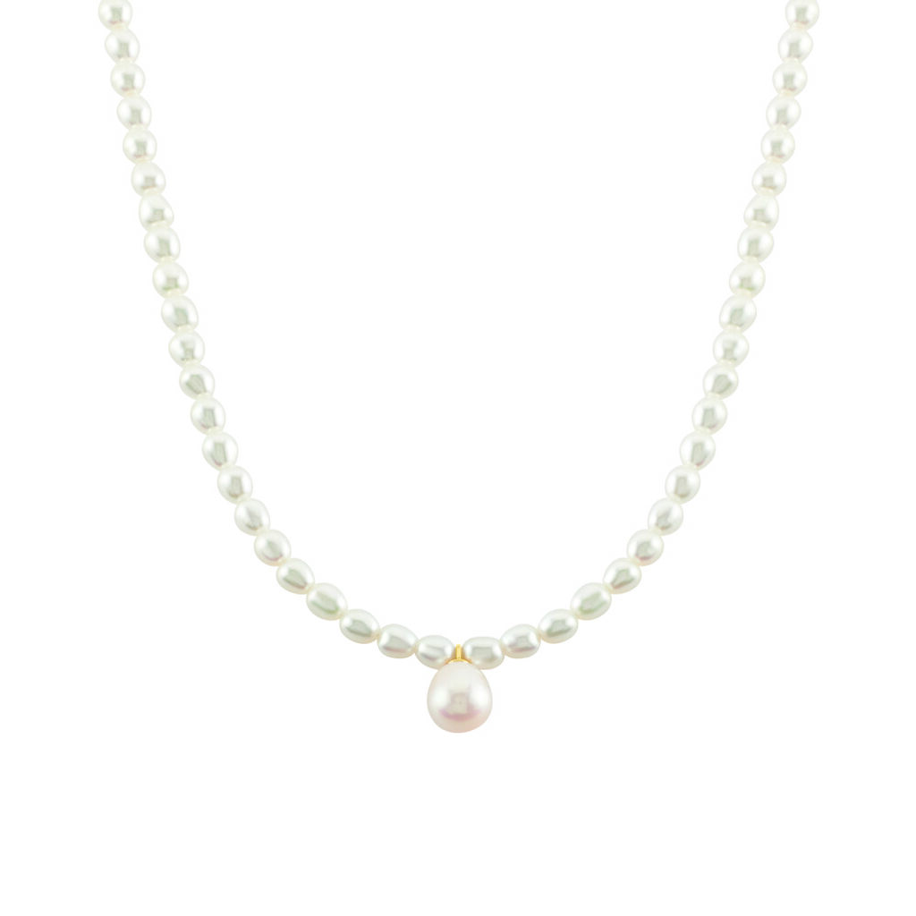 Collier Wilfrid Or Jaune Perle De Culture - Colliers avec pierres Femme | Marc Orian