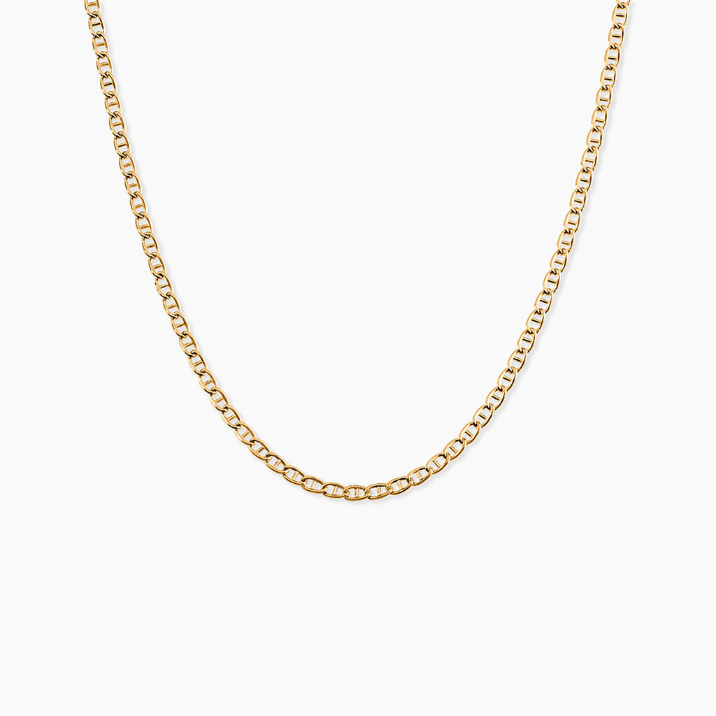 Collier Or Jaune Capucin Maille Marine - Chaines Femme | Marc Orian