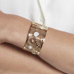 Bracelet Jonc Imagine Florette Strass Acier Jaune Strass - Bracelets joncs Femme | Marc Orian